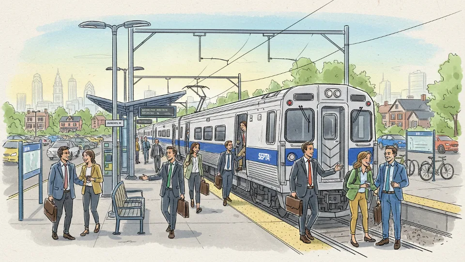 Philadelphia Rail Recovers From Minor Doylestown Delay