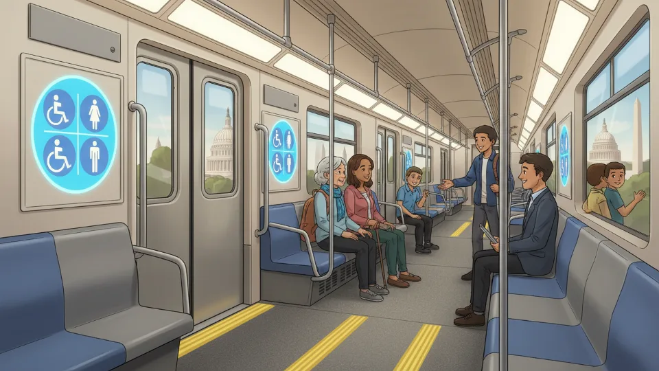DC Metro Enhances Accessibility With Priority Seating Decals