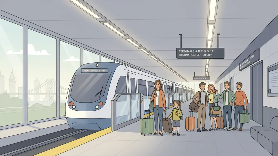 Philadelphia Restores Airport Rail After Equipment Fix