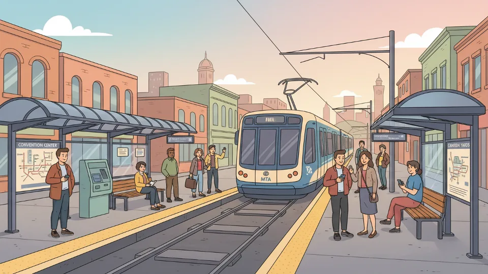 Baltimore Light Rail Upgrades Track Infrastructure