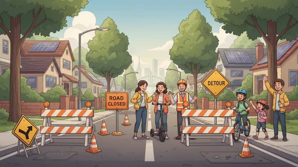 North West Coordinates Fleet Lane Closure for Repairs