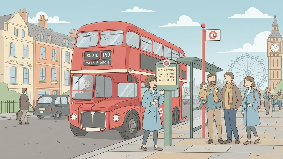TfL Repairs Bus Stop Displays Across London