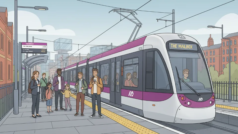 West Midlands Tram Adjusts Service for Scheduled Work