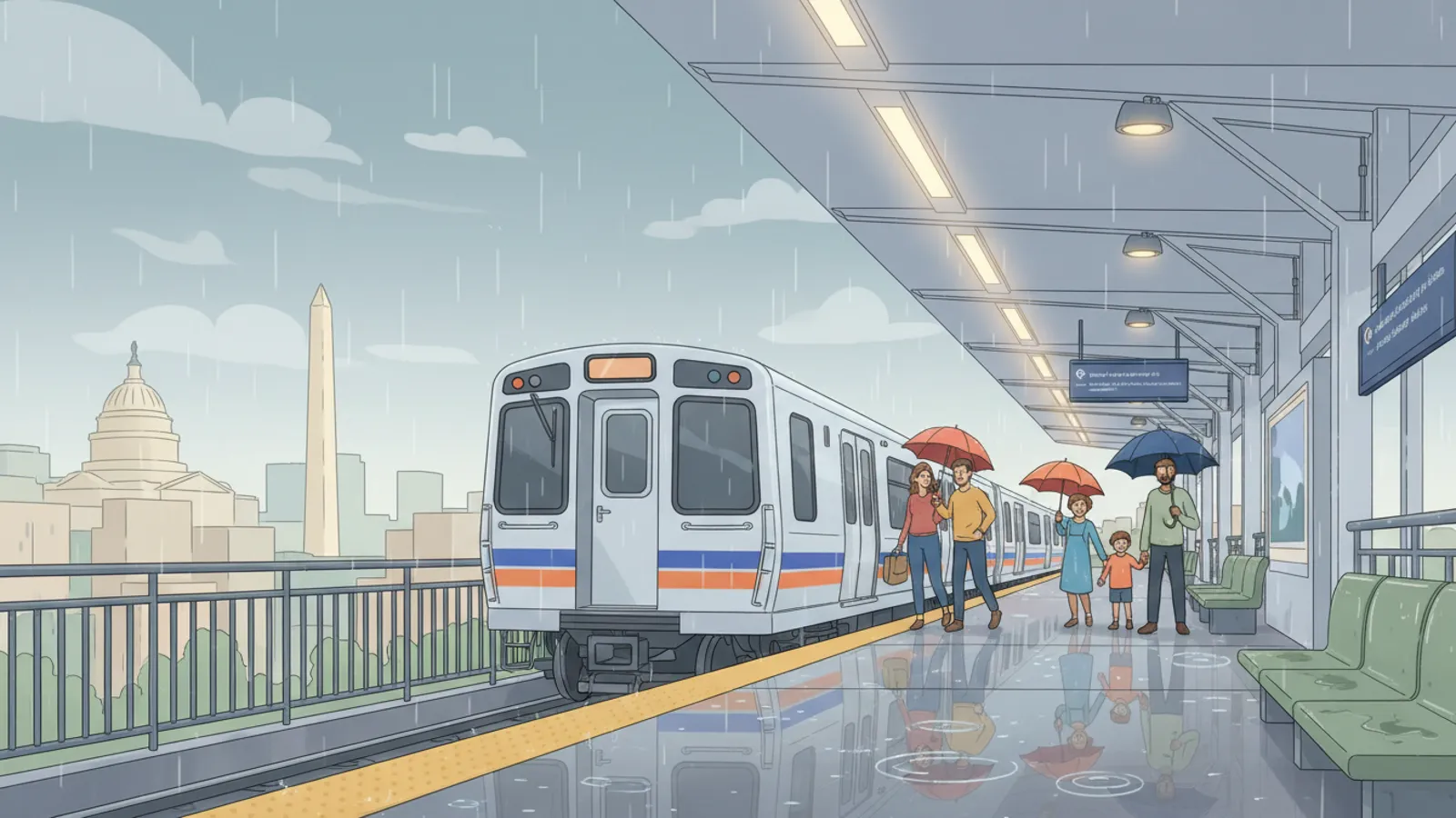 Metro Mobilizes Rain Safety Alert for DC Region