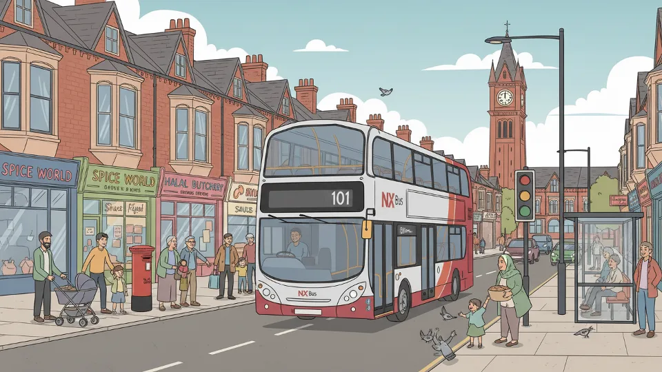 West Midlands Adjusts Route 101 for Highway Work