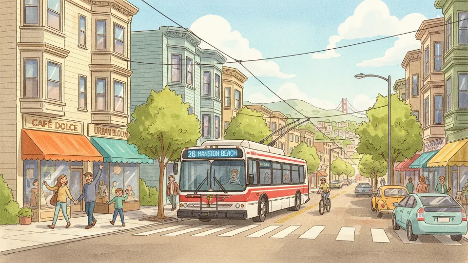 SF Buses Reroute Around Montclair Village Disruption