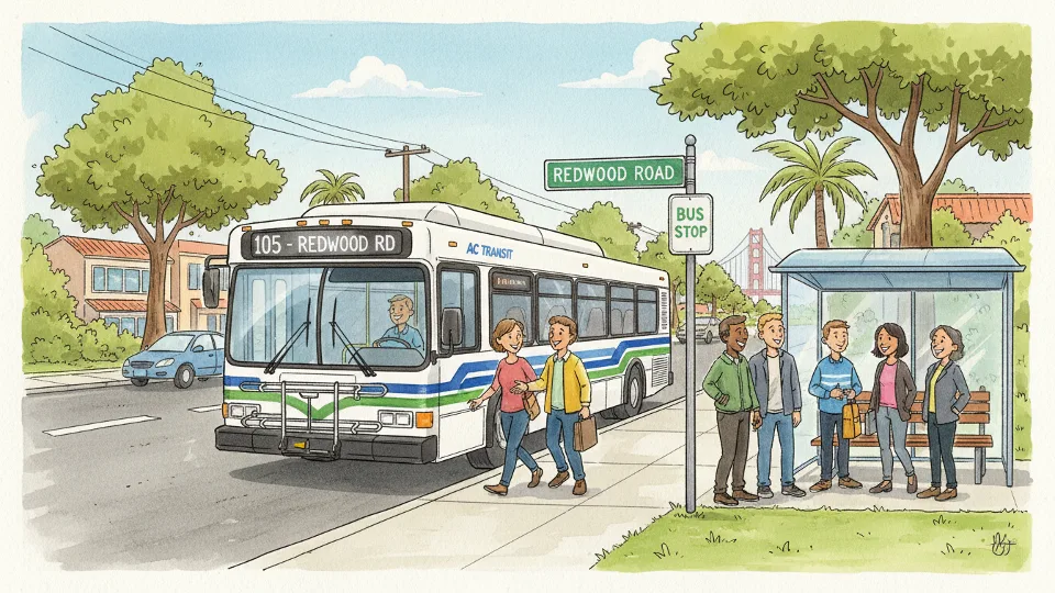 SF Transit Adjusts Service at Redwood Stop