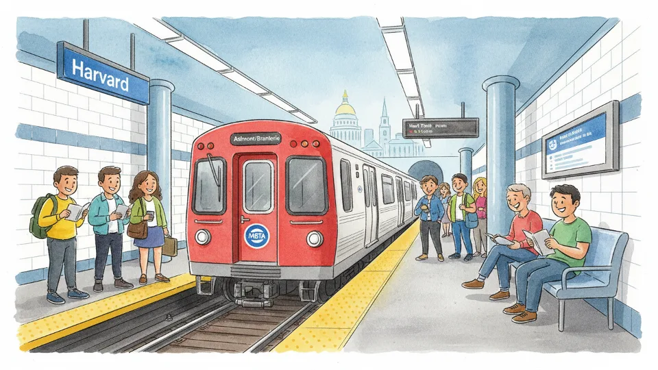 Boston Red Line Restores Service After Harvard Delay