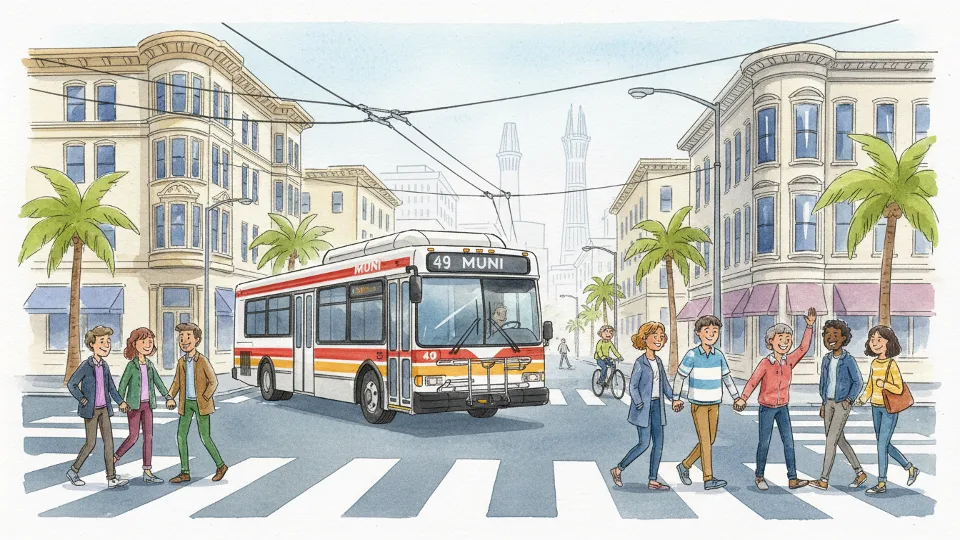 SF Muni Restores Service After Stockton-Clay Crash