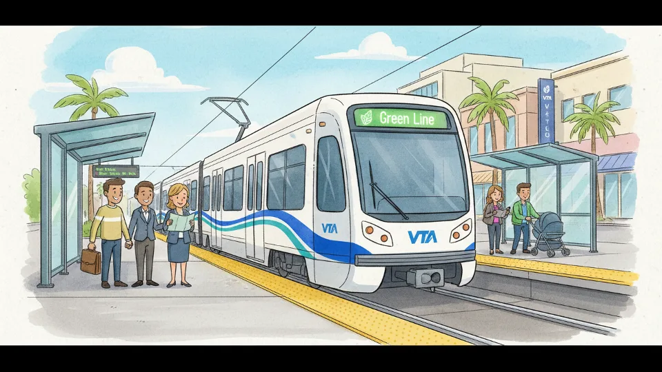 VTA Boosts Green Line for NVIDIA Conference Crowds