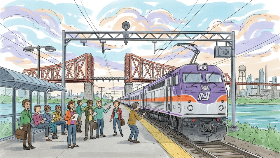 NJ Transit Coordinates Portal Bridge Maintenance Work