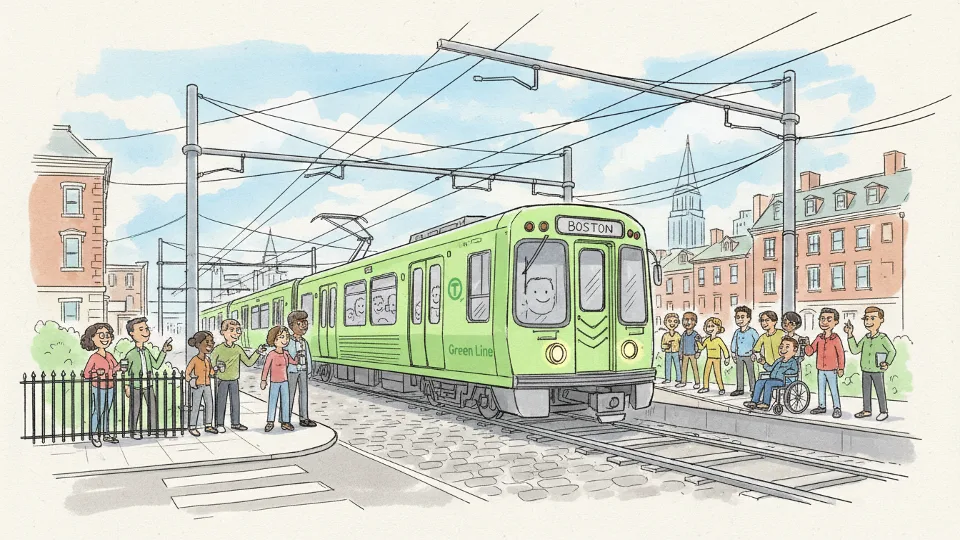 Boston Green Line Restores Service After Track Clearing