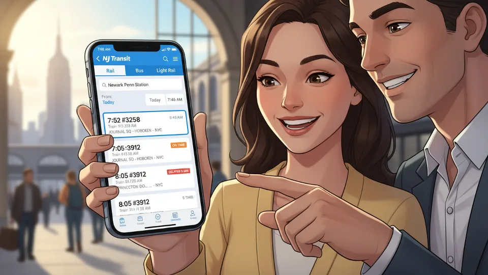 NJ Transit Fixes App Timetable Access Issue