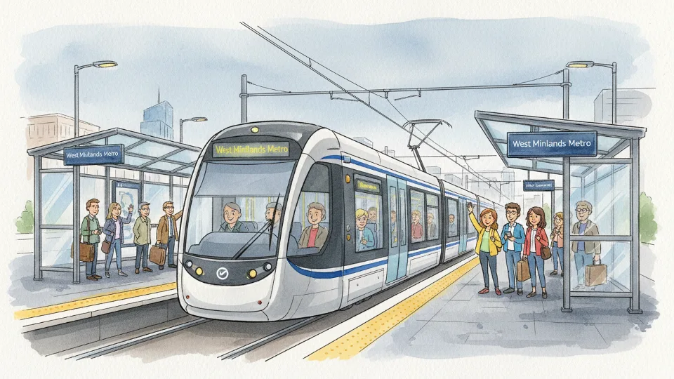 West Midlands Trams Maintain 8-Minute Service Frequency