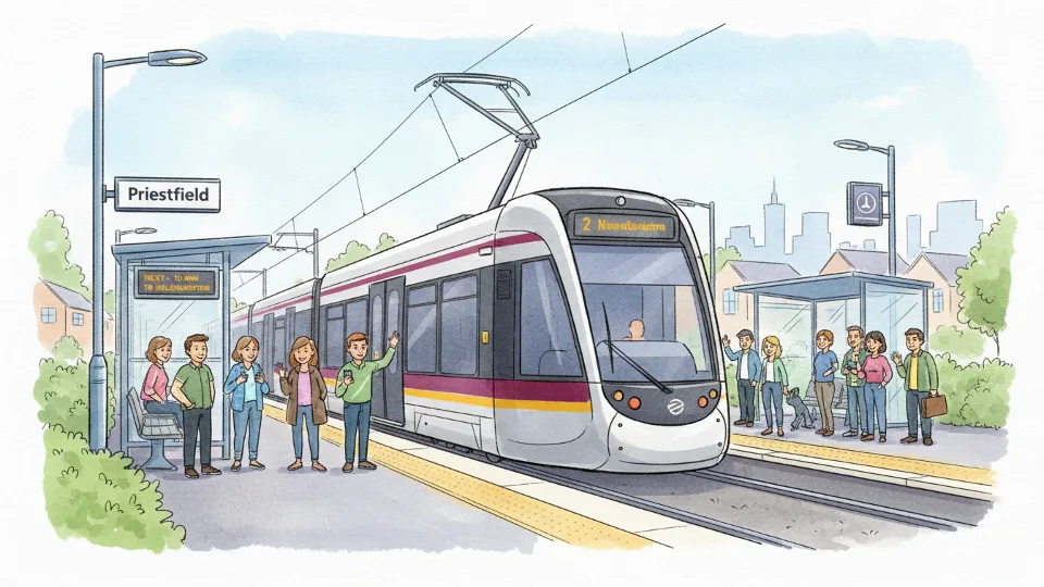 West Midlands Mobilizes Replacement Tram at Priestfield