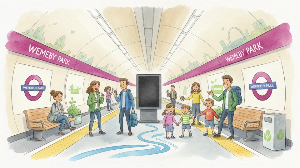 Wembley Park Works to Restore Platform Screens