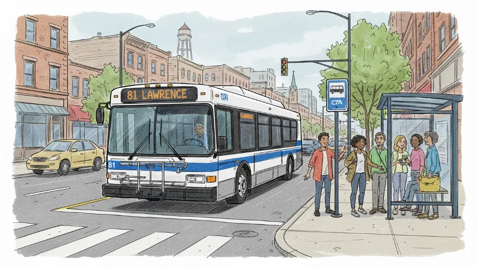 CTA Reroutes Route 81 Around Lawrence Blockage