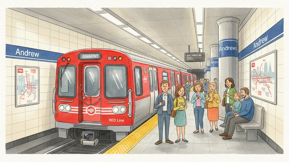 Boston Red Line Restores Service After Andrew Issue