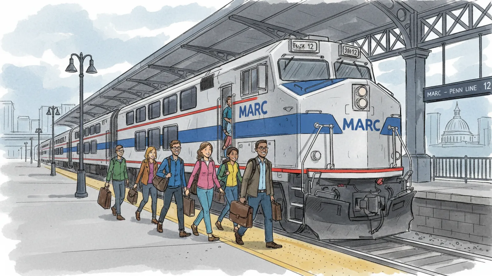 MARC Adjusts Brunswick Service Ahead of Severe Weather