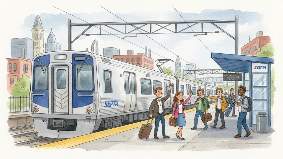 Philadelphia Rail Manages Airport Train Delay