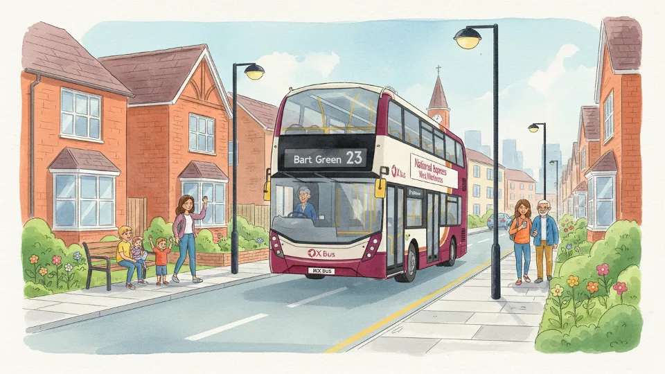 West Midlands Reroutes Buses for Road Work