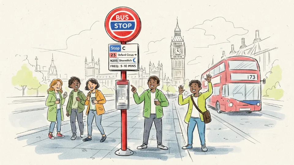 TfL Corrects Bus Stop Signs Near Leisure Centre