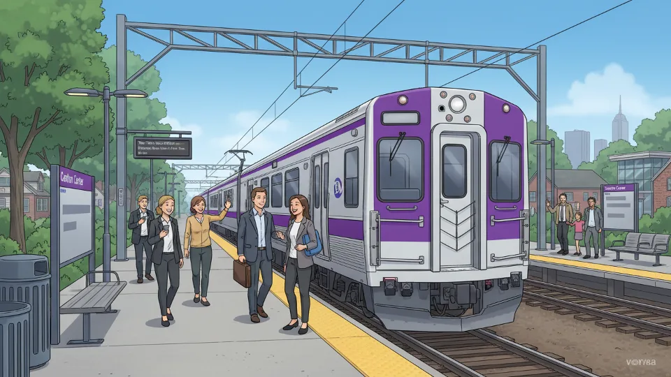 MBTA Restores Stoughton Line After Tree Removal