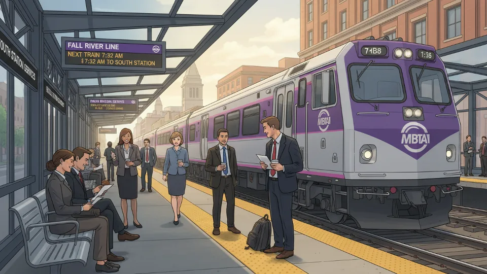 Fall River Line Manages Signal Delay on Train 1978