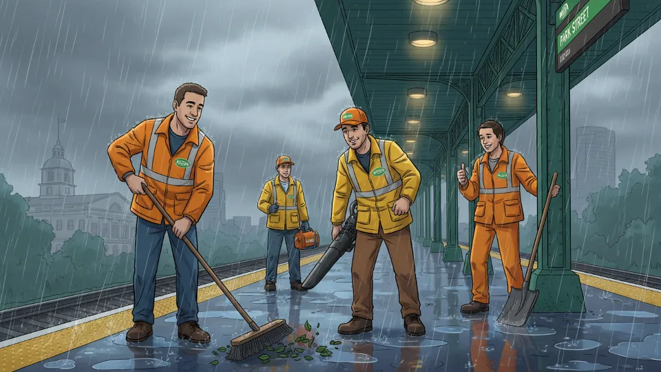 MBTA Mobilizes Storm Cleanup Across Boston System