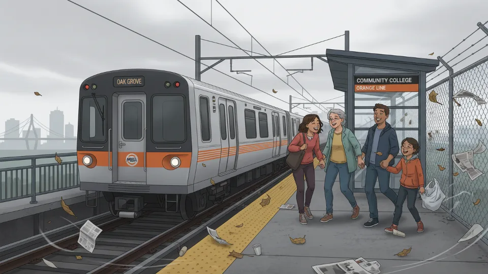 MBTA Adjusts Service as High Winds Hit Boston