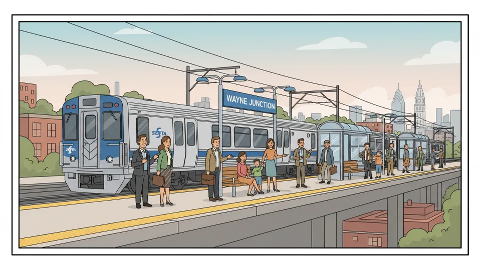 Philadelphia Rail Manages Fox Chase Line Delay