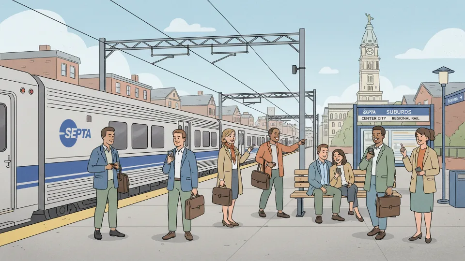 Philadelphia Train Recovers After Airport Delay