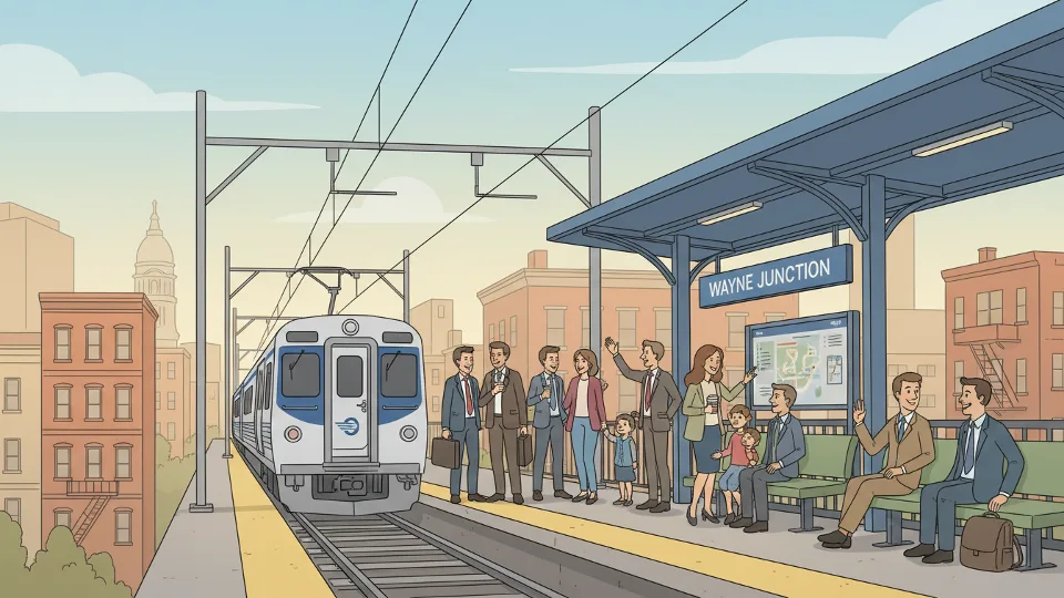 Philadelphia Train Resumes Service After Brief Delay