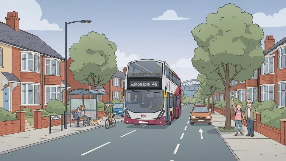 West Midlands Coordinates Route Detour for Works