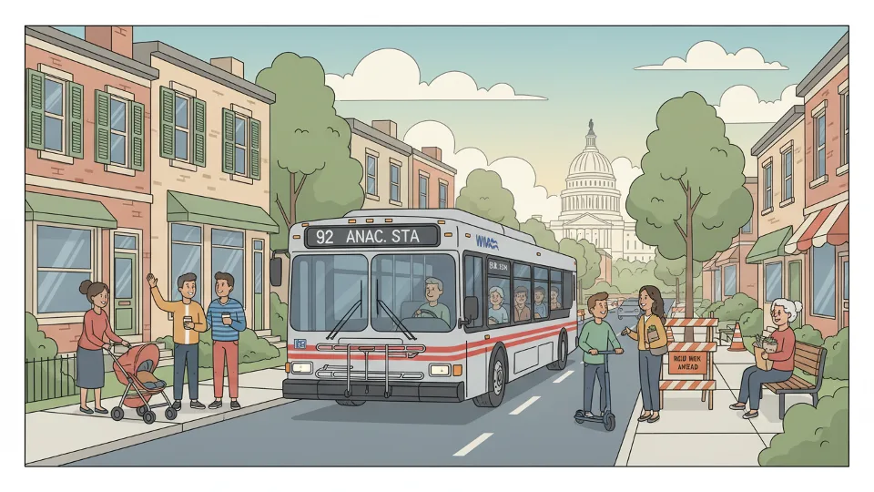 WMATA Reroutes Buses Around Sinkhole Repair