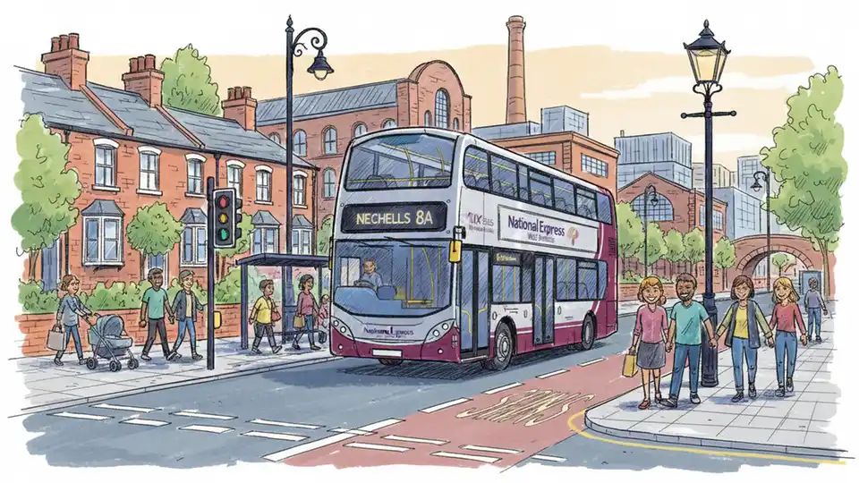 West Midlands Reroutes Buses for Road Work