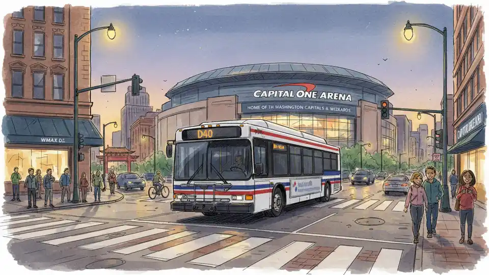 DC Metro Adjusts D40 Route for Arena Events