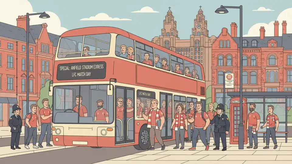 Liverpool Adds Match Day Buses for Everton Game