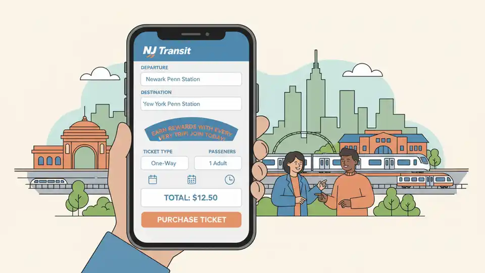 NJ Transit Launches Rewards for Mobile Riders