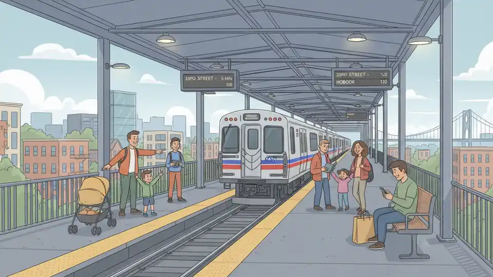 PATH Restores Full Weekend Service on Harrison Line