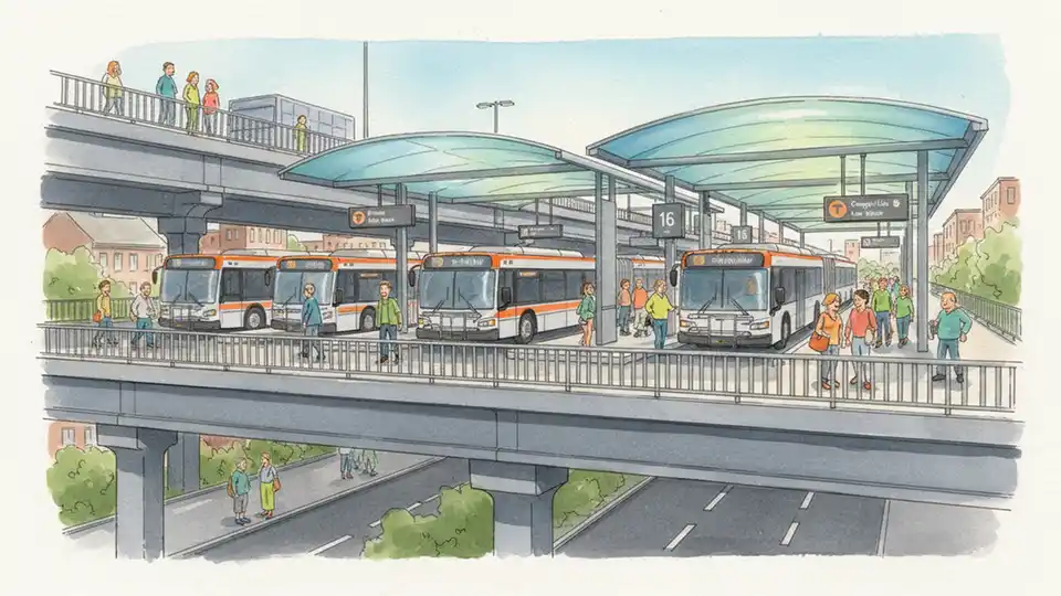 Boston Restores Forest Hills Busway After Closure