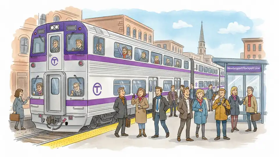 Boston MBTA Adjusts Rockport Line March 28