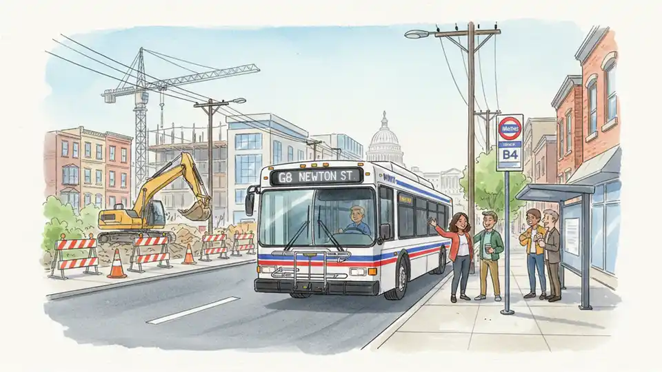 Metro Adjusts Service for Rhode Island Ave Work