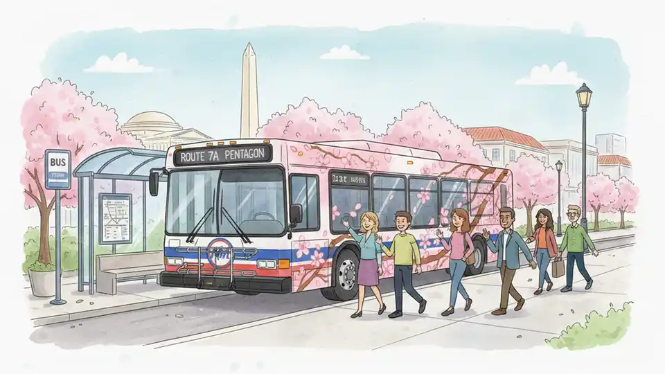 Metro Launches Cherry Blossom Wrapped Buses
