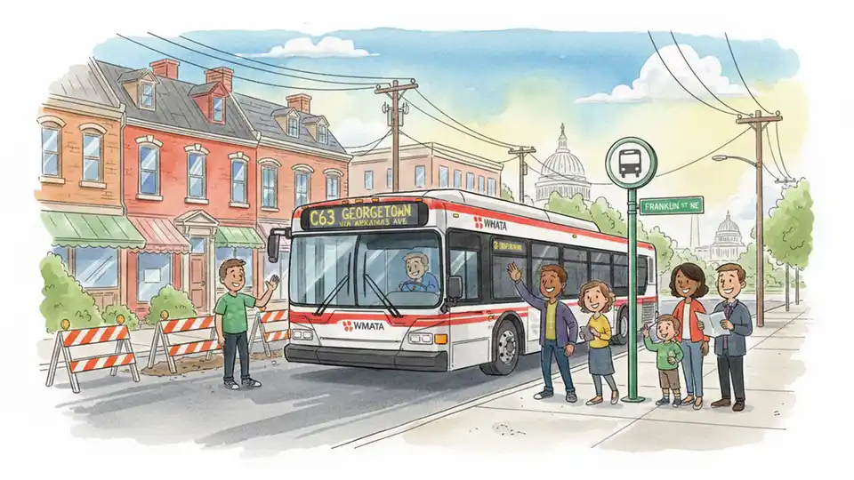 Metro Adjusts C63 Service for Construction Work