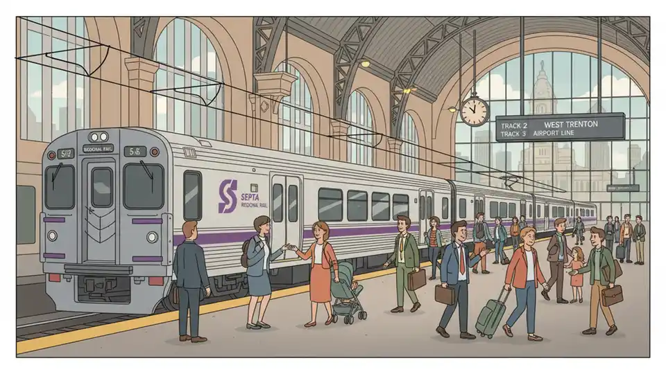 SEPTA Manages Regional Rail Delay on Doylestown Line