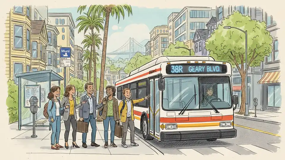 SF Transit Restores Service After Bus Breakdown