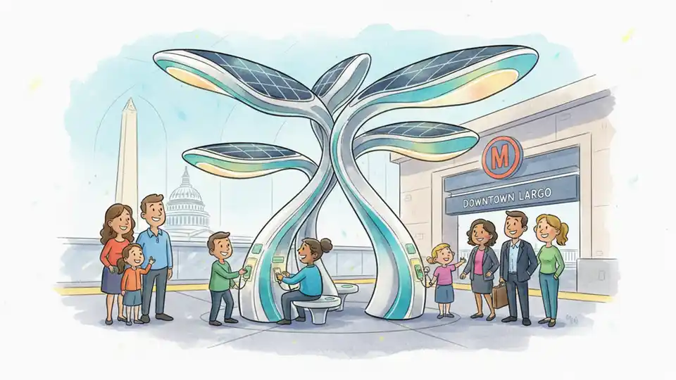 Metro Enhances Largo Station With Solar Art