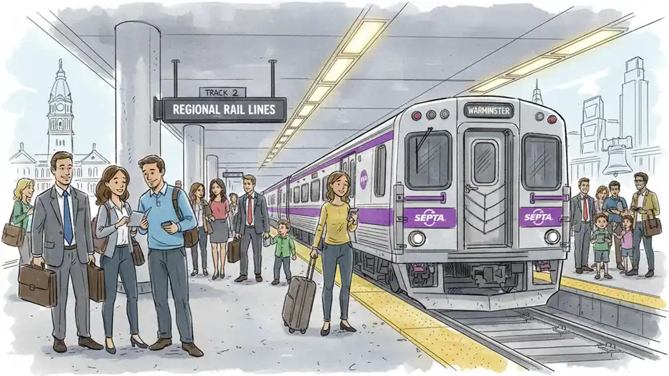 Philadelphia Rail Restores Service After Mechanical Issue