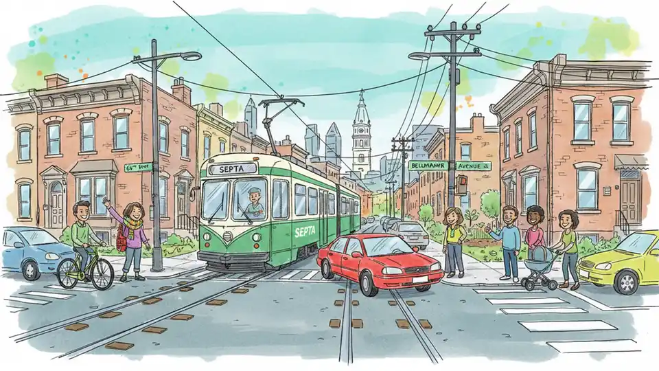 Philadelphia Transit Clears Vehicle Obstruction at 65 Street